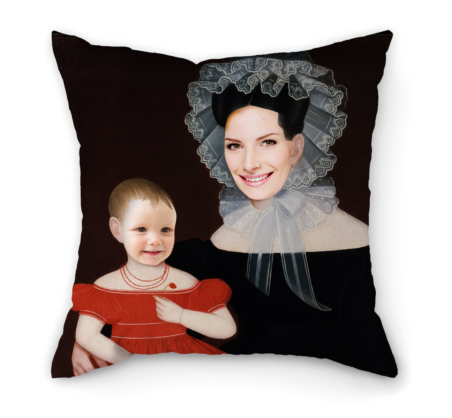 Personalised Renaissance Painting Pillow | Mother & Child | Fab Gifts