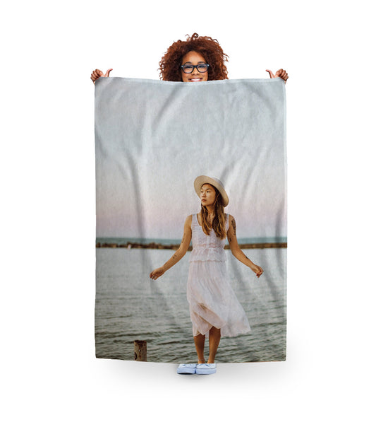 Personalised Photo Fleece Blanket Shop UK | 100 x 150 cm