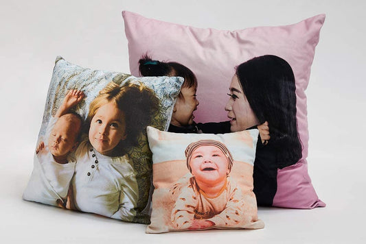 Personalised Photo, Velvet Cushions, 30x30cm, 45x45cm, 60x60cm Cover Only