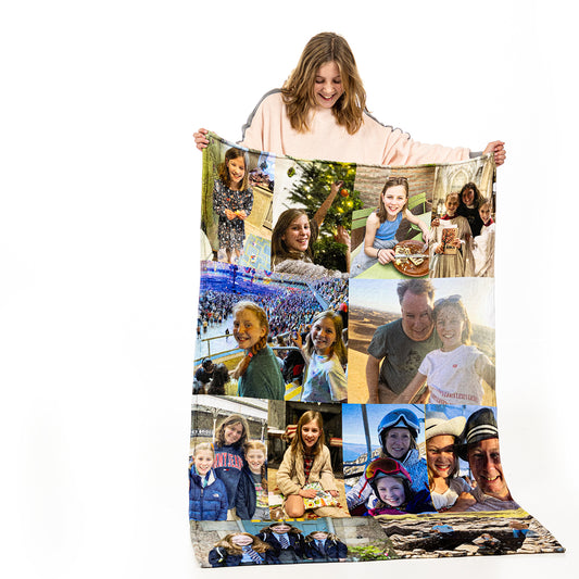 Personalised Photo Fleece Blanket Shop UK | 150 x 200 cm