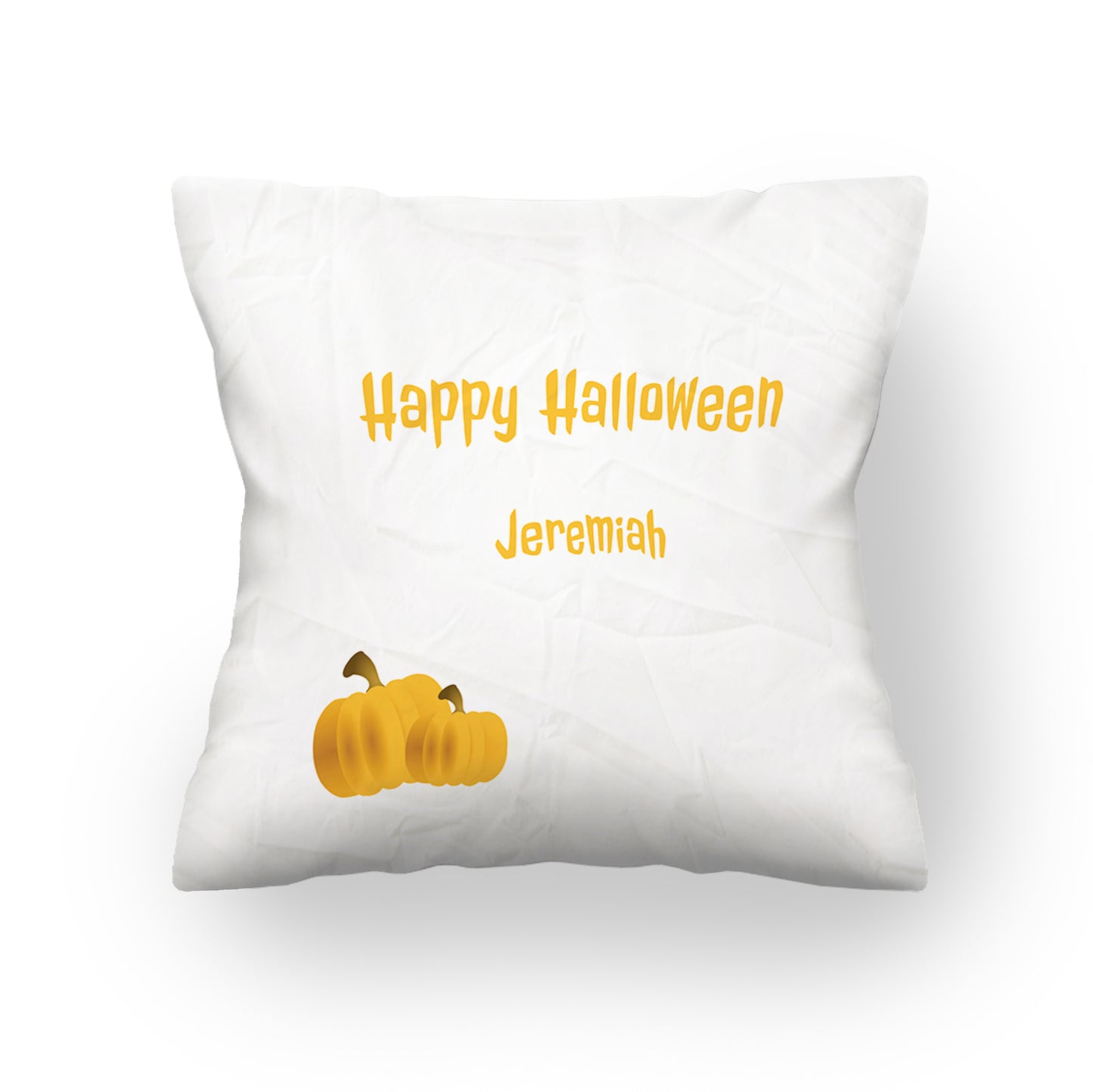 Halloween Pumpkin Emoji Cushion | 45x45cm | Fab Gifts