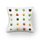 Double Sided Halloween Emoji Cushion | 30x30cm | Fab Gifts