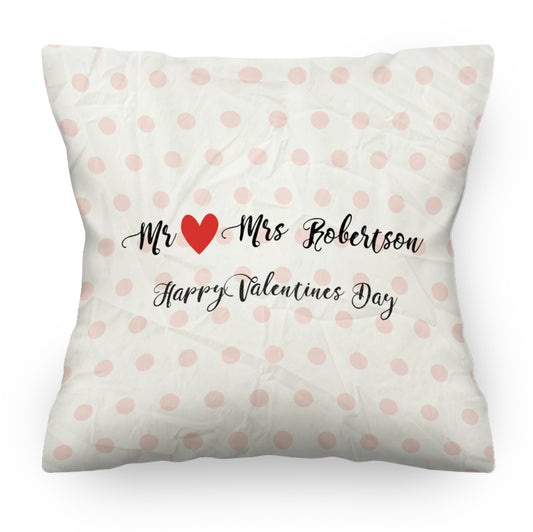 Mr and Mrs Cushions | Valentine's special | 30 x 30cm | Fab Gifts