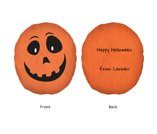 Scary Halloween Carved Pumpkin Cushion| Large | Fab Gifts