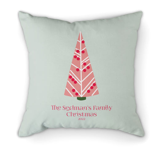 Personalised Cushion Christmas Tree