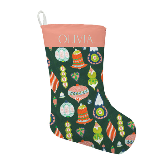 Personalised Christmas Bauble Stocking | Fab Gifts