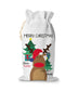 Deer Santa Christmas Sack | 50 x 70cm | Fab Gifts