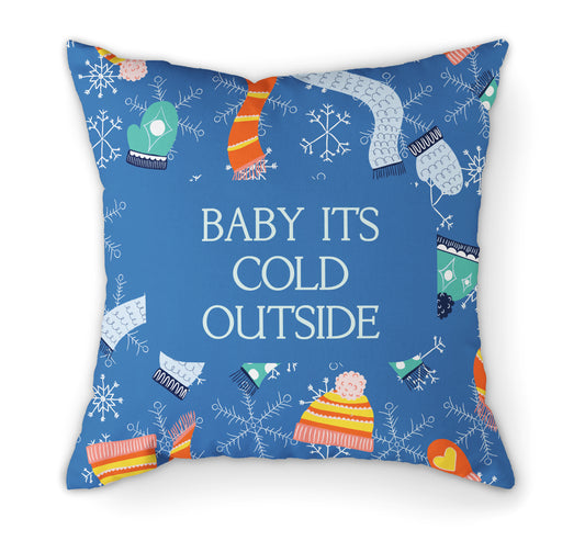Personalised Cushion Christmas Scarves & Hats | 45cm