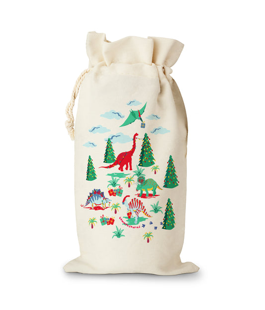 Red Dinosaurs Christmas Sack | 50 x 70cm | Fab Gifts