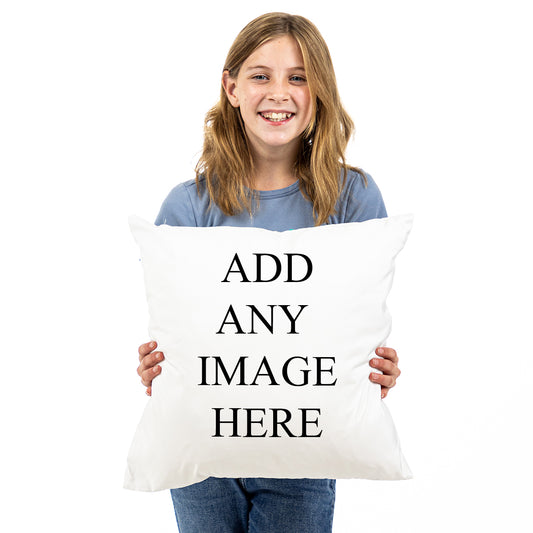Personalised Photo Cushion, Polyester, Cover Only, 60x60