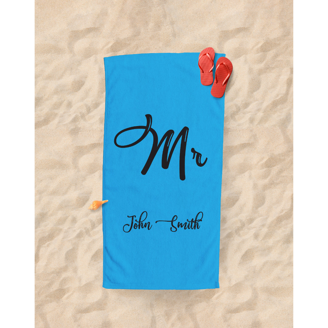 Cheap Beach Towels | Blue Mr Towel Online | Fab Gifts. On the Beach.