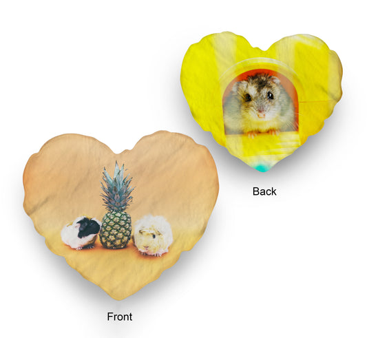 Personalised Heart Cushion Photo for Pets, 40 x 40 cm