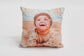 Personalised Photo Cushion, Filled, Cotton, Baby Picture