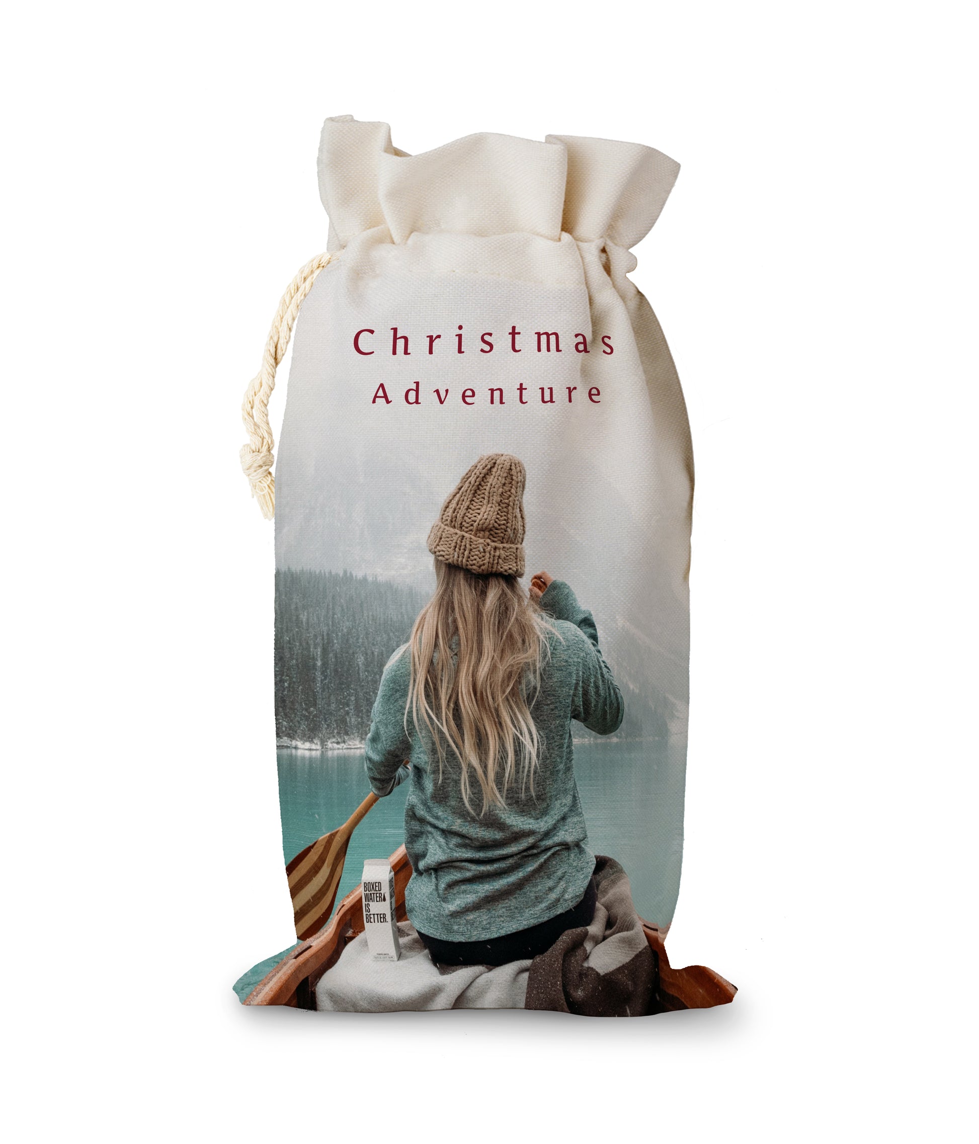 Personaslied Santa Sack with Photo and Text. "Christmas Adventure".