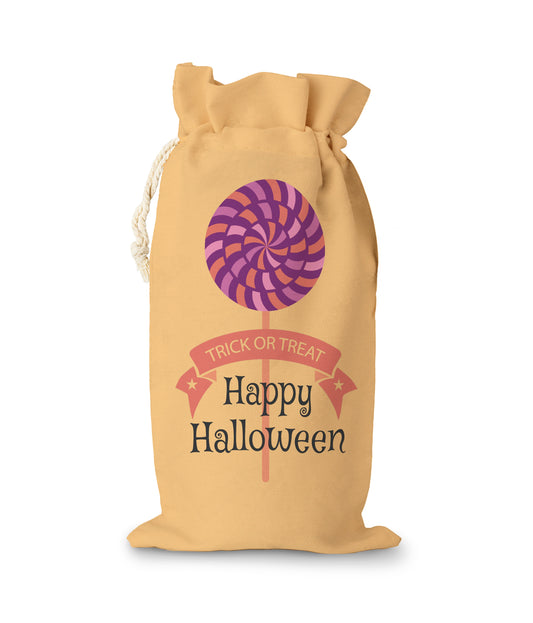 Lollipop Trick or Treat  Spacious Halloween Sack